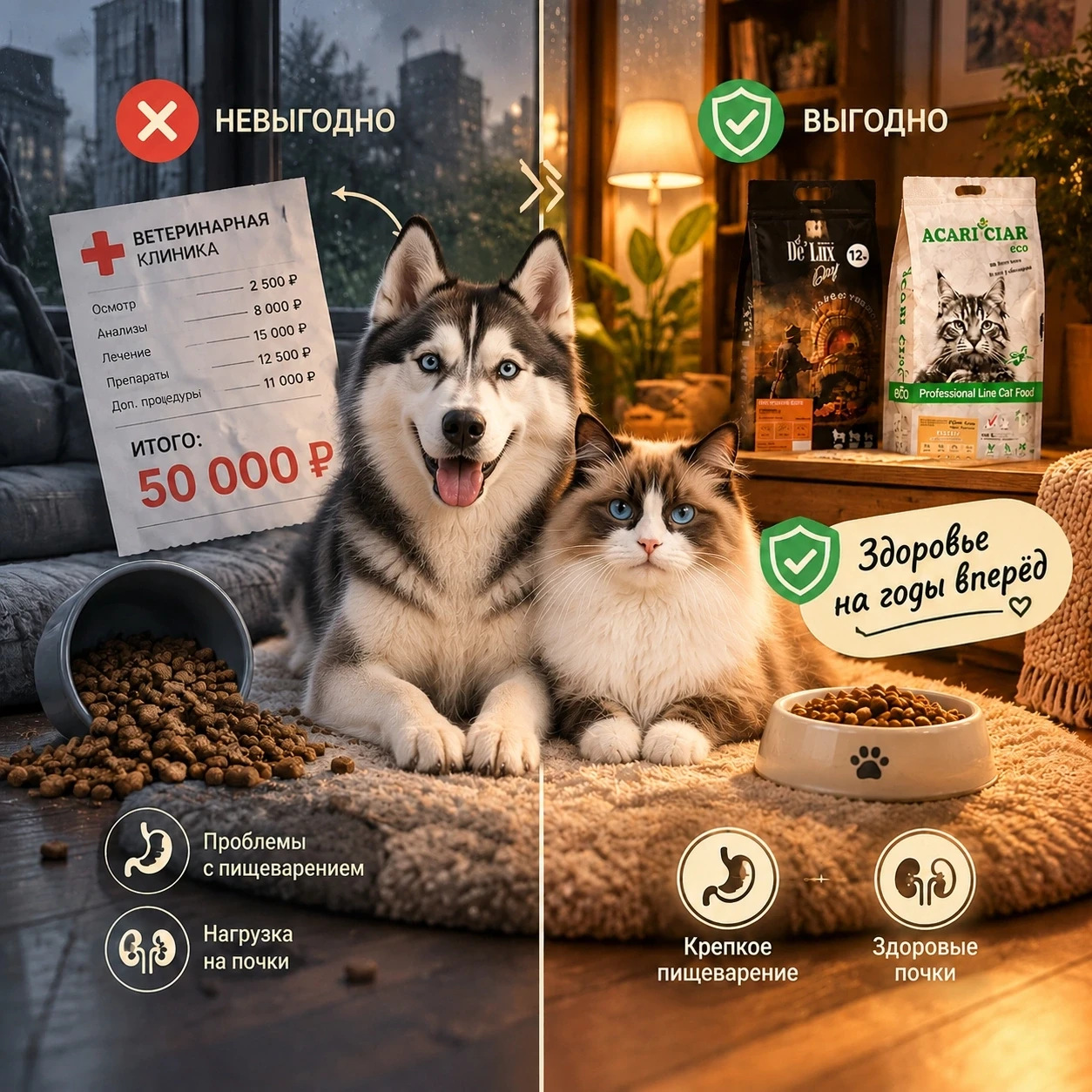 ❌💰Хватит переплачивать за пустые калории и будущие болезни!