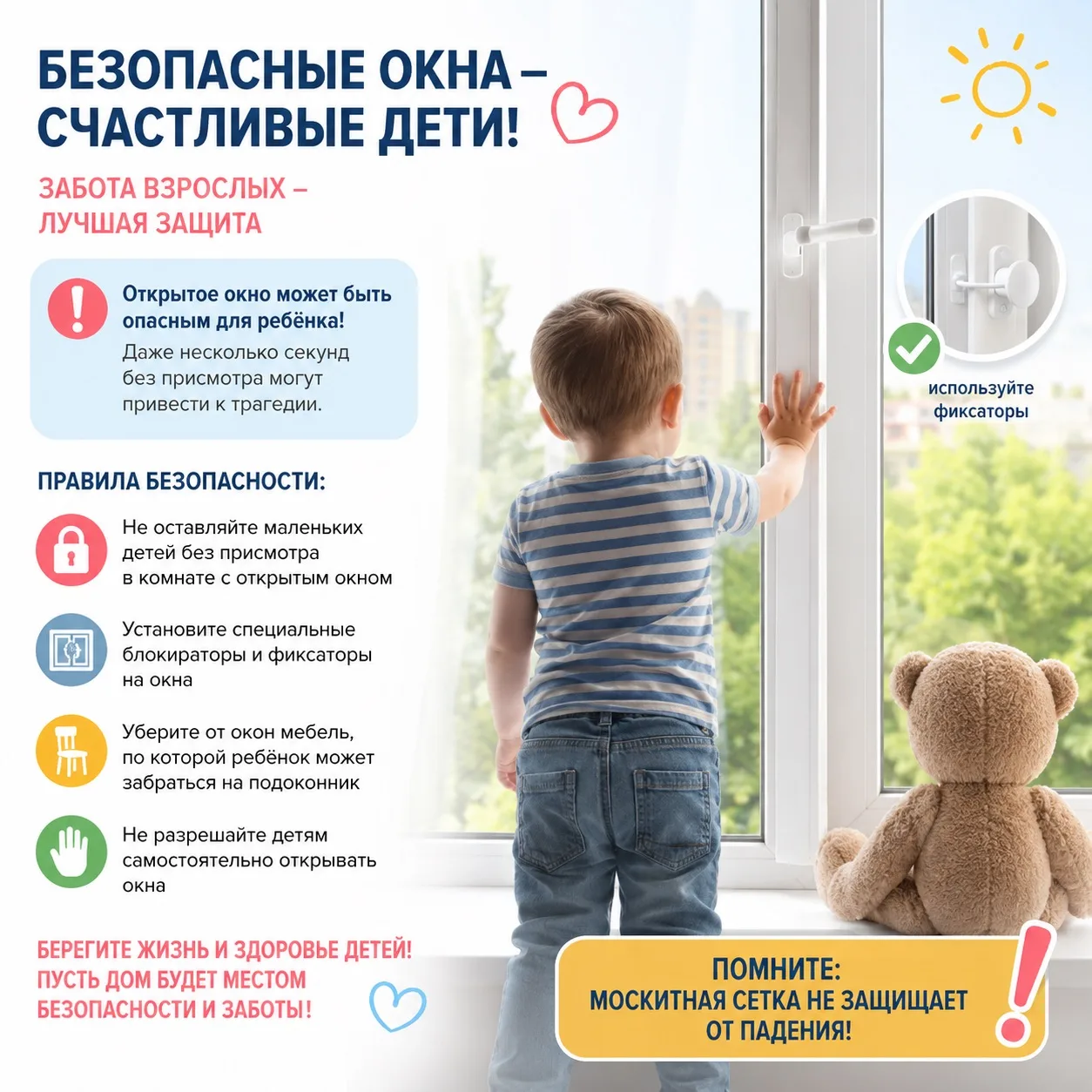 ⚠️ Безопасность детей — ответственность взрослых!