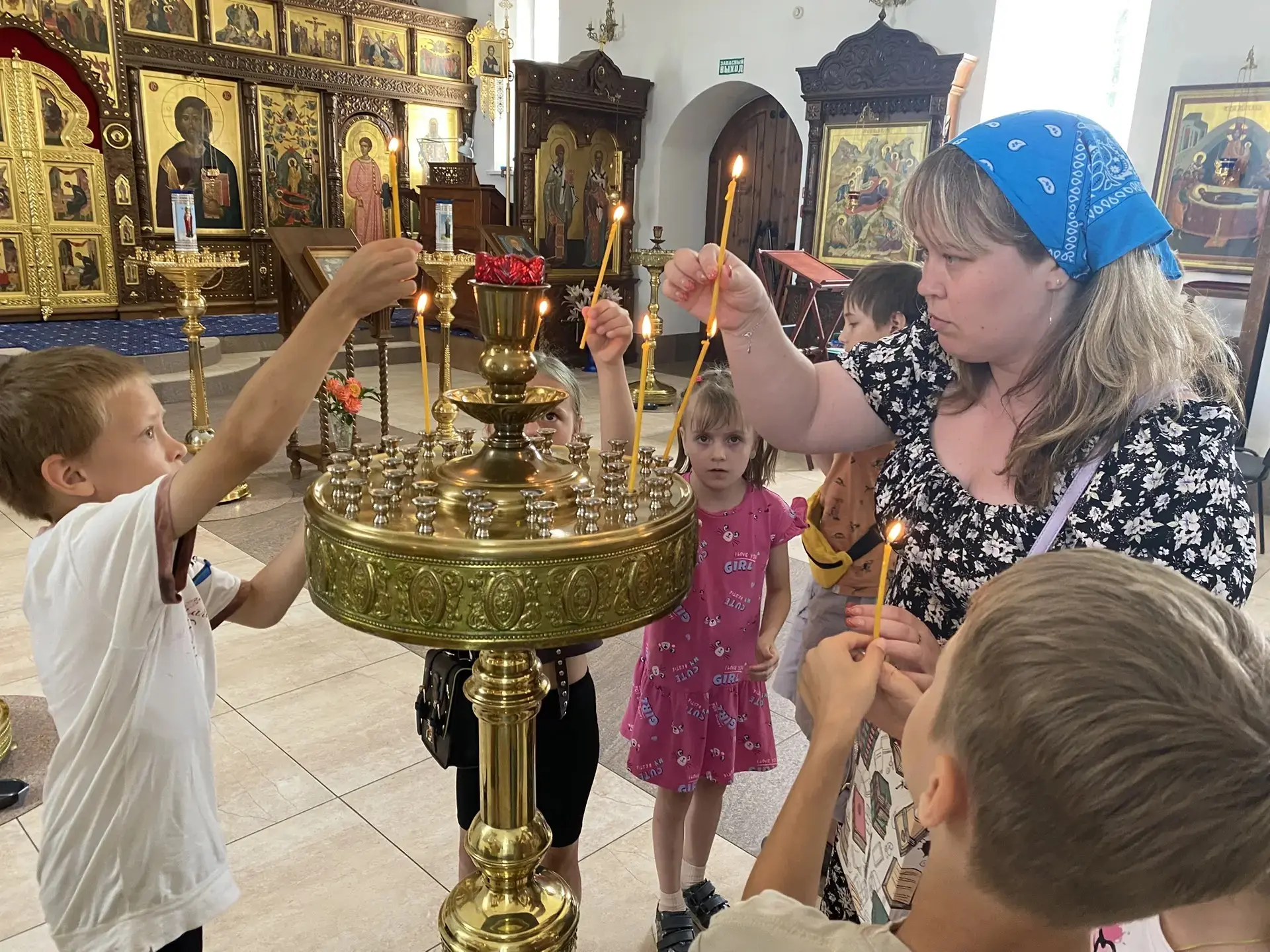 Сегодня воспитанники нашего летнего лагеря «Волжане» совершили удивительное путешествие в Свято-Успе