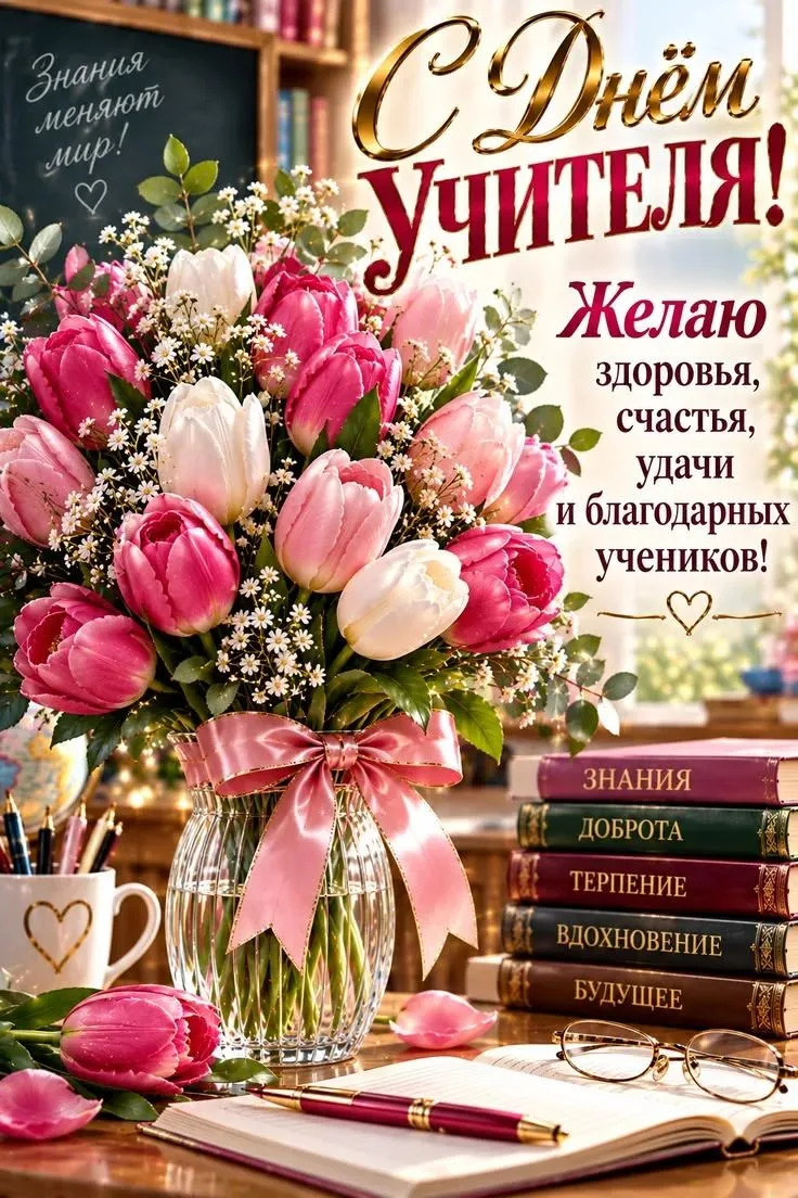 🍁🍁🍁С праздником любимые учителя! 💐❤️С праздником все работники образования! 💐💐💐