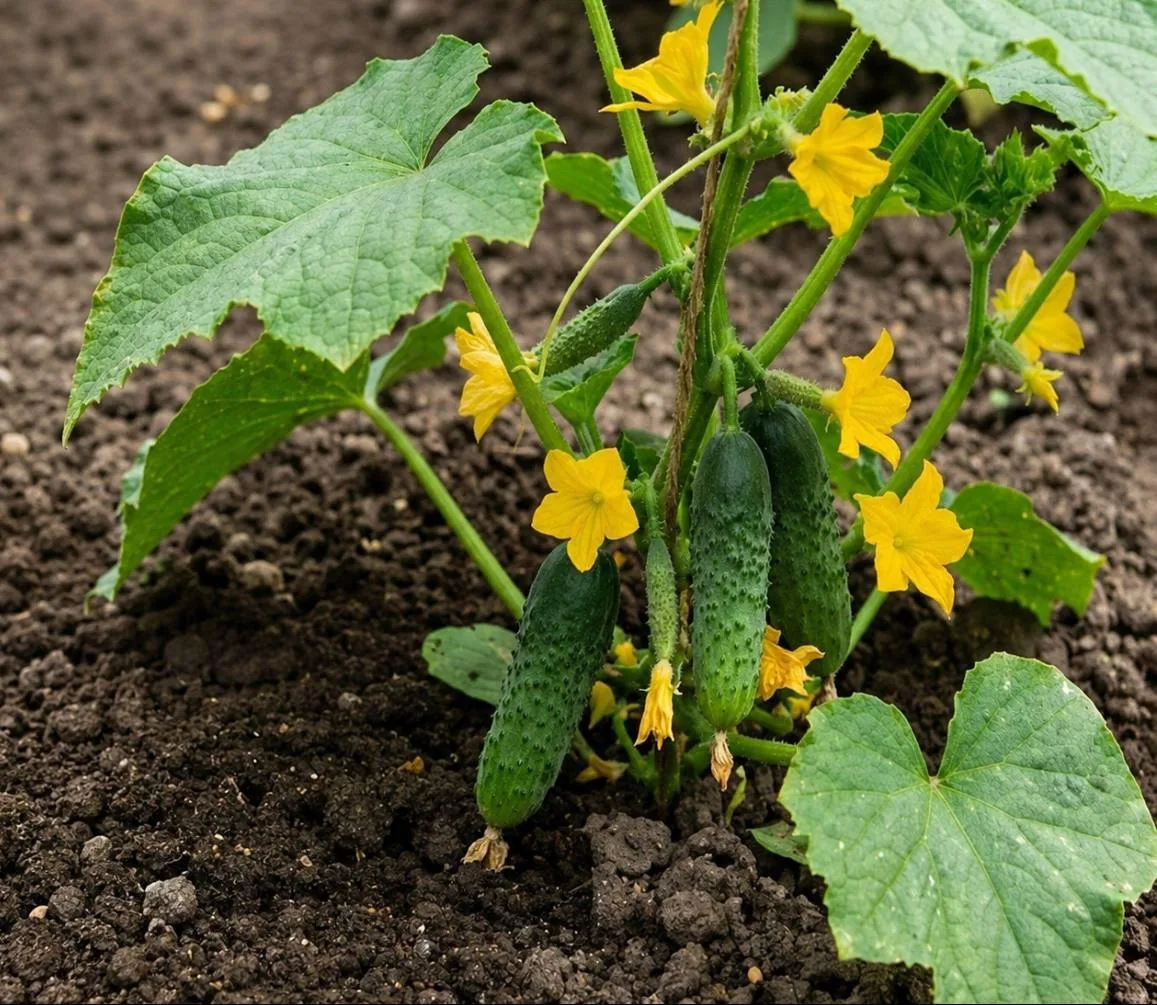 🥒 Огурцы плохо плодоносят?

 Есть простая подкормка, которая помогает кустам запустить обильное пло
