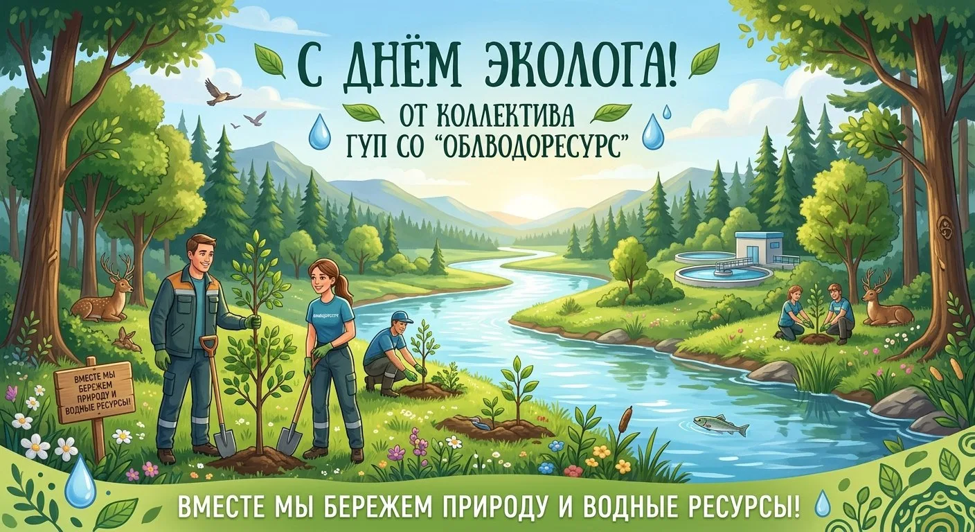 🌳Поздравляем экологов с профессиональным праздником!

💦💧Вода - основа жизни, а вы стоите на страж
