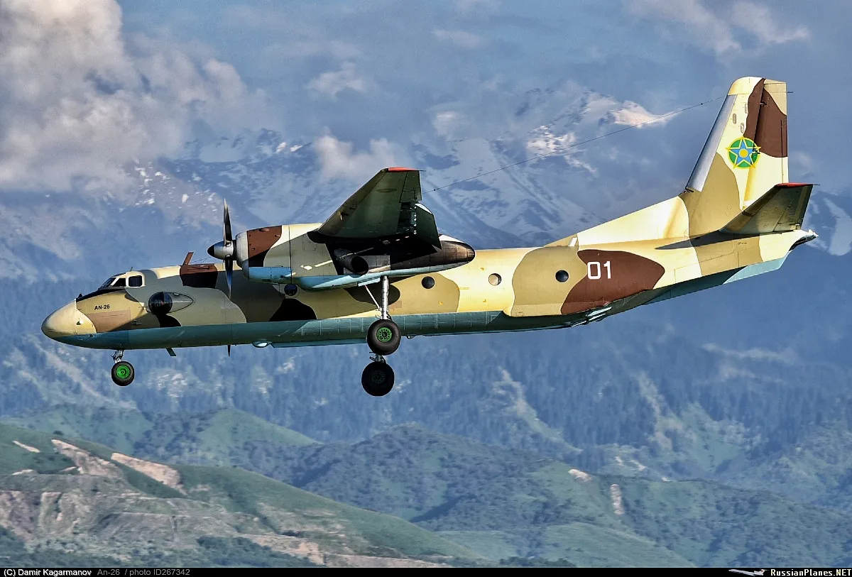 Ан-26 пограничной службы казахстана