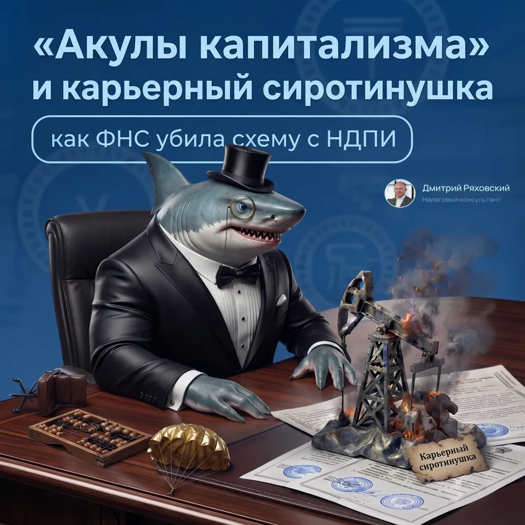 «Акулы капитализма» и карьерный сиротинушка: как ФНС убила схему с НДПИ

💡 Помните, уважаемые колле