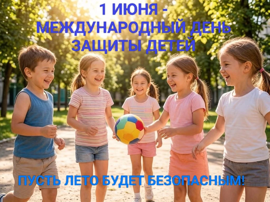 ⚡❗1 ИЮНЯ - ДЕНЬ ЗАЩИТЫ ДЕТЕЙ: ПУСТЬ ЛЕТО БУДЕТ БЕЗОПАСНЫМ!

👫1 июня - Международный день  защиты де