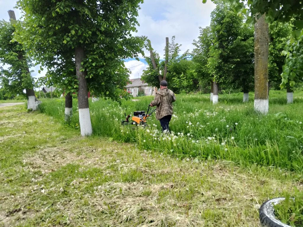 В день соседей работники культуры и библиотеки с. Сахтыш организовали субботник. Обкоси...