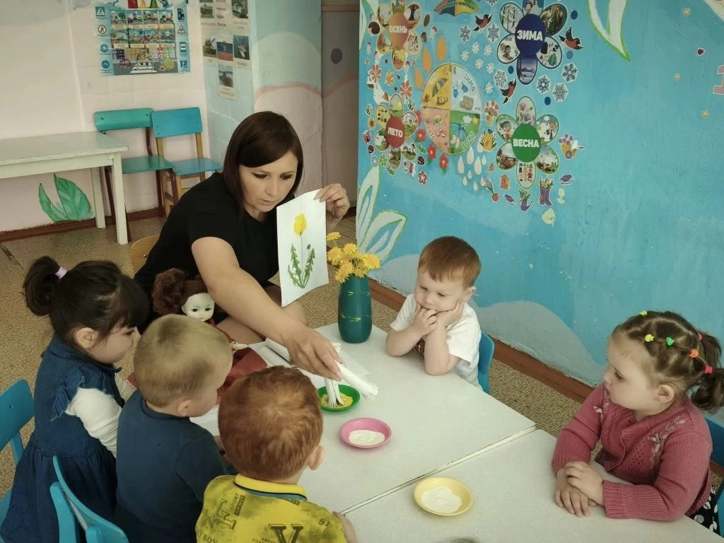 МКДОУ детский сад "Буратино"
Нетрадиционное рисование  при помощи картонной втулки. «Одуванчики☀️»в 