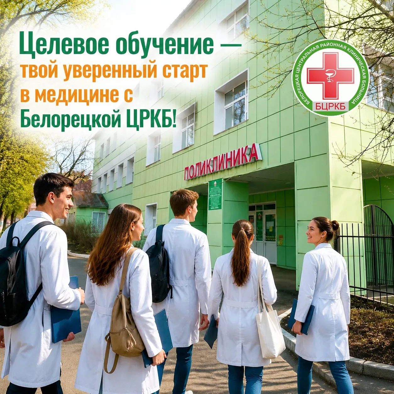 🎓 Уважаемые абитуриенты! Белорецкая центральная районная клиническая больница приглашает вас к долг