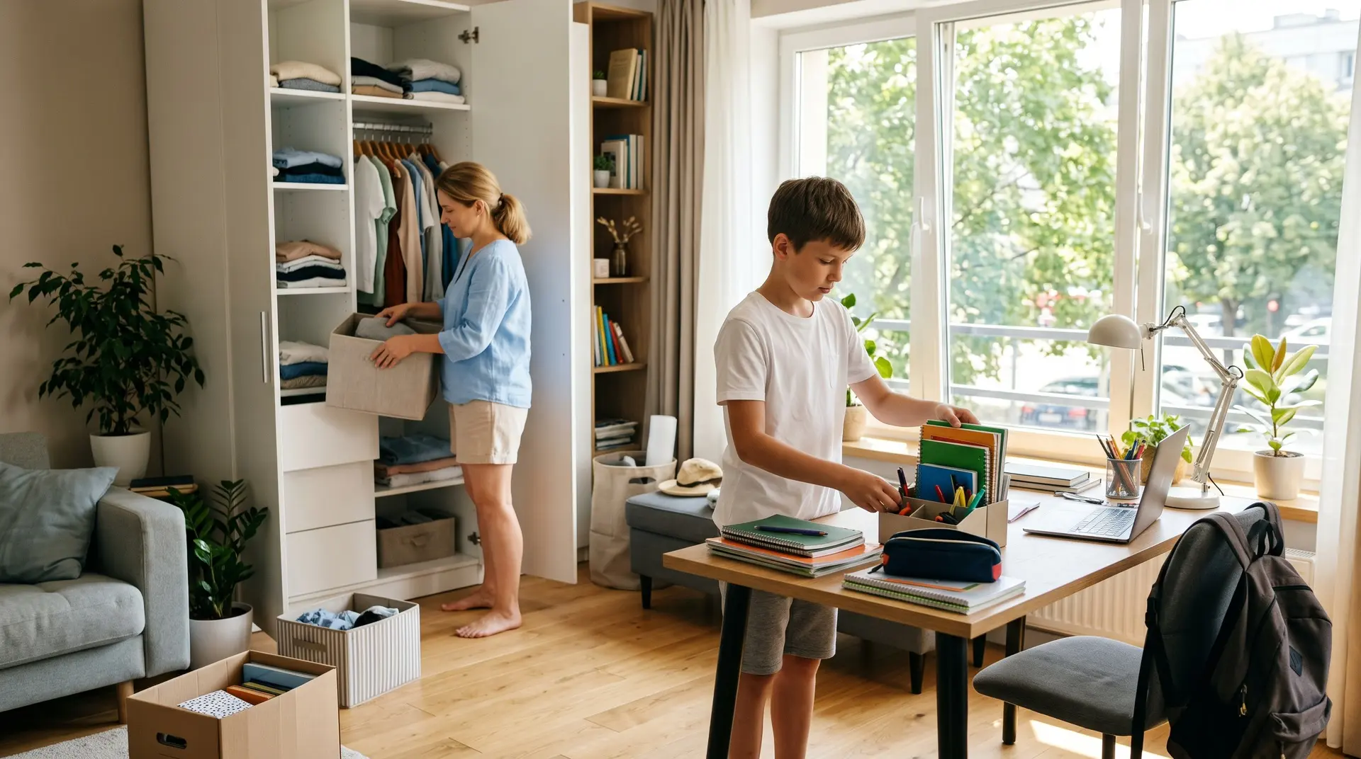 🏠 ПОРЯДОК В ДОМЕ ПЕРЕД НОВЫМ УЧЕБНЫМ ГОДОМ.