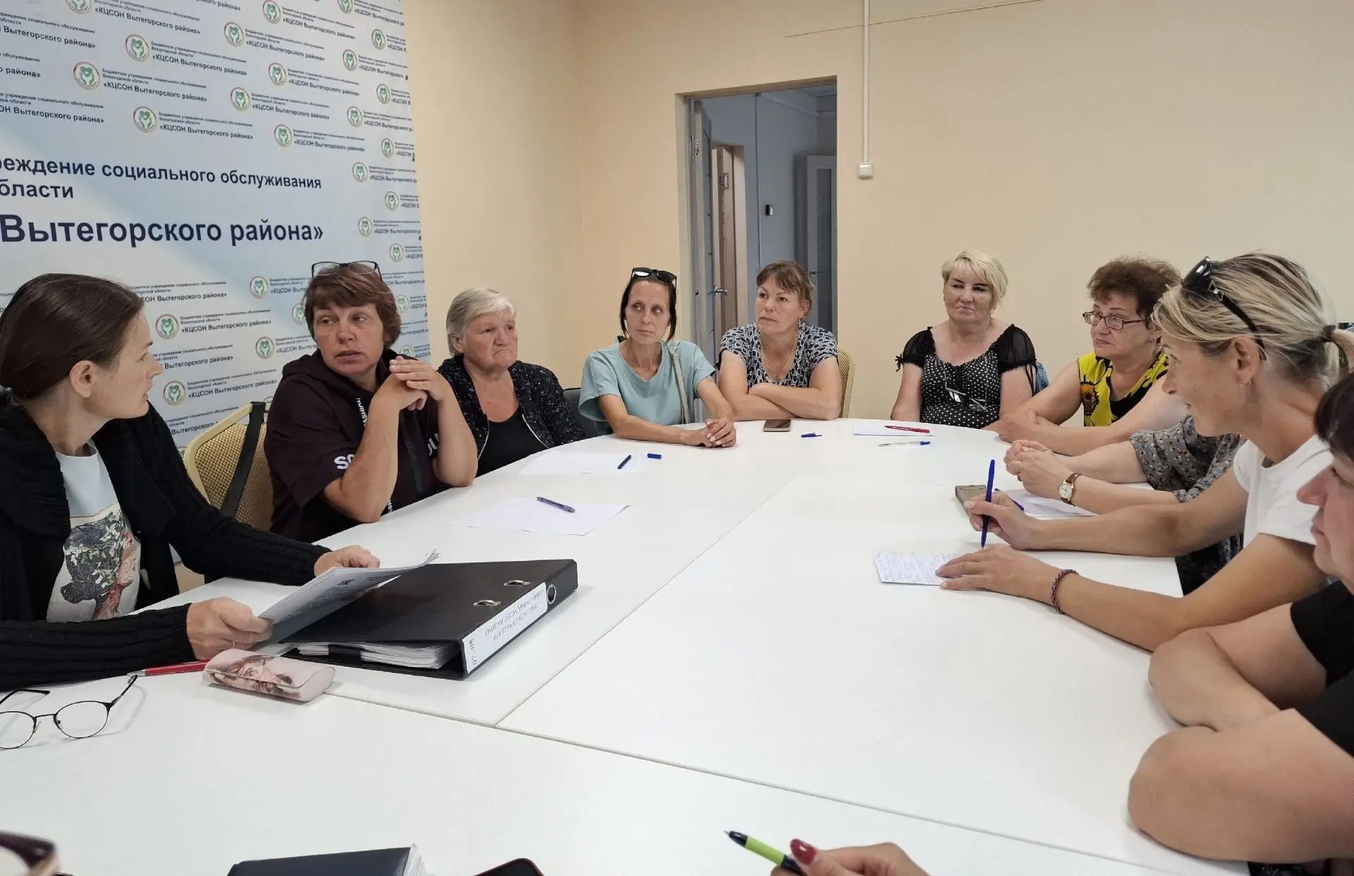 🏡В отделении социального обслуживания на дому прошла рабочая встреча.