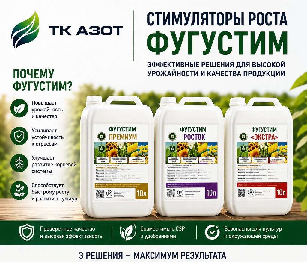 🌾3 РЕШЕНИЯ — МАКСИМУМ РЕЗУЛЬТАТА❗️

Стимуляторы роста Фугустим⬇️

🟨ФУГУСТИМ ПРЕМИУМ

Для максималь