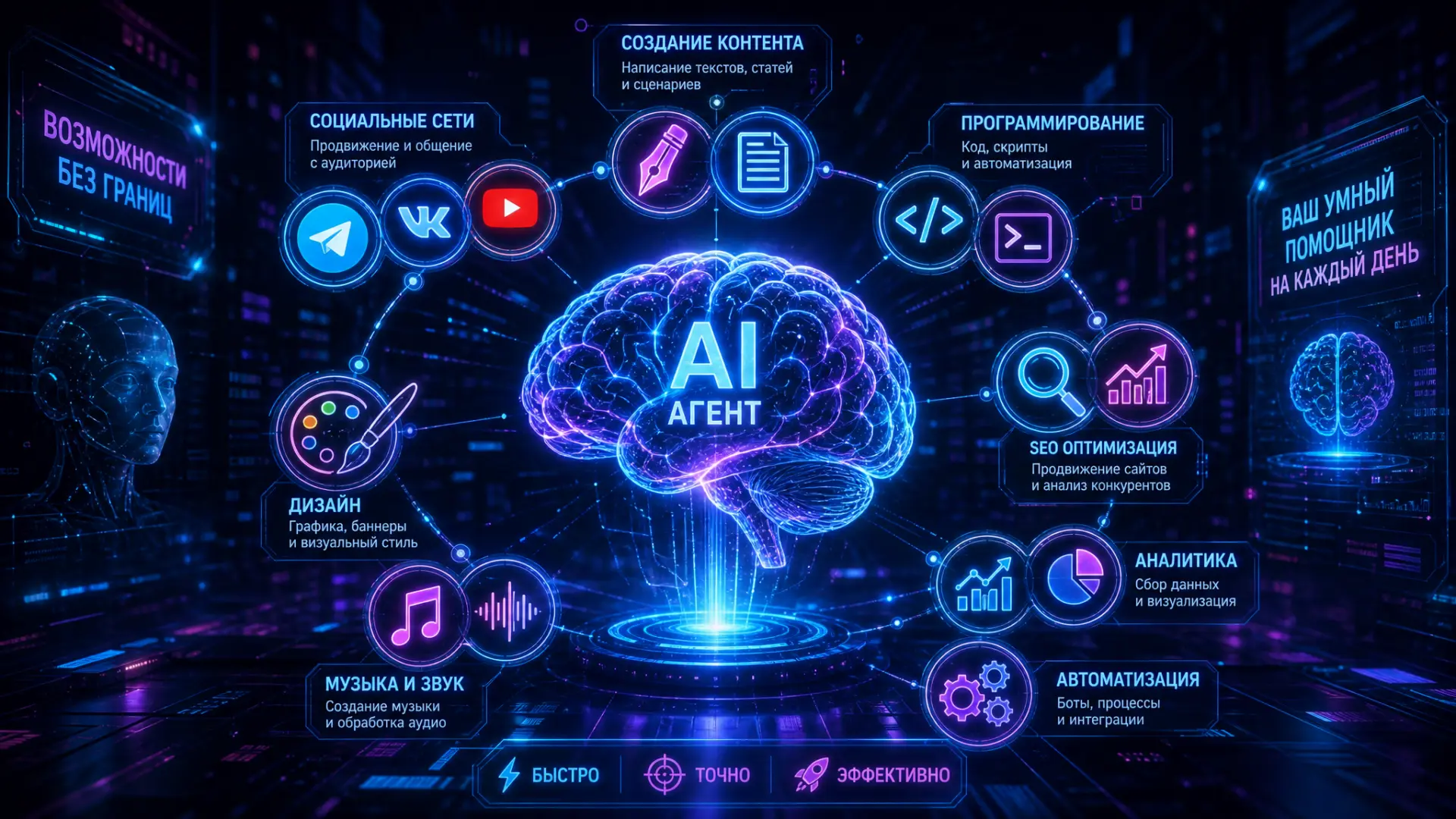 🚀 AI Агент — универсальный инструмент для вашего бизнеса