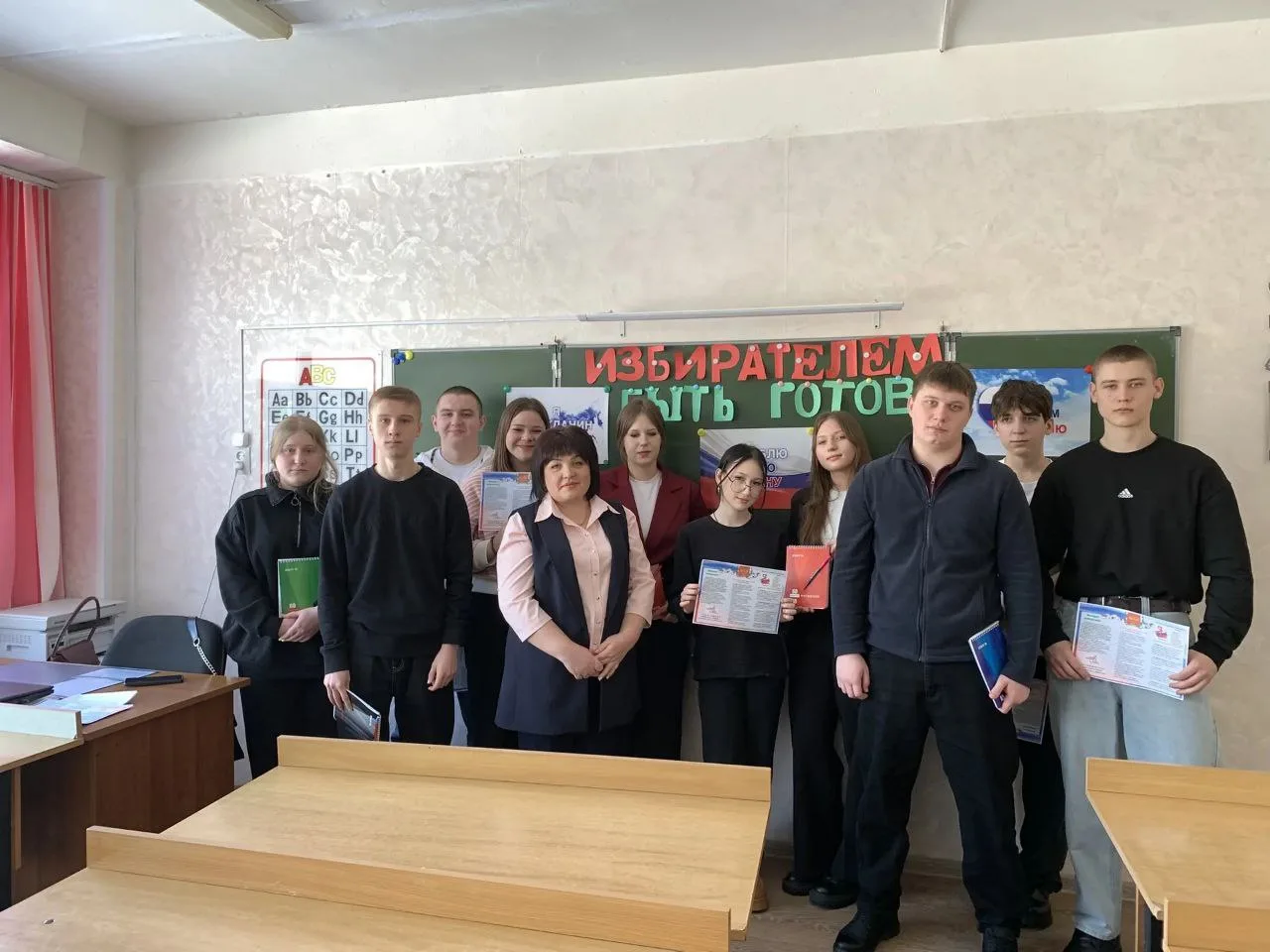 🗳 Декада молодого избирателя проходит среди школьников приграничных районов  🔹 Суджанский район:  Во