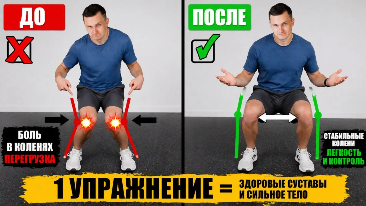 1 УПРАЖНЕНИЕ ДЛЯ СТАБИЛЬНЫХ КОЛЕНЕЙ