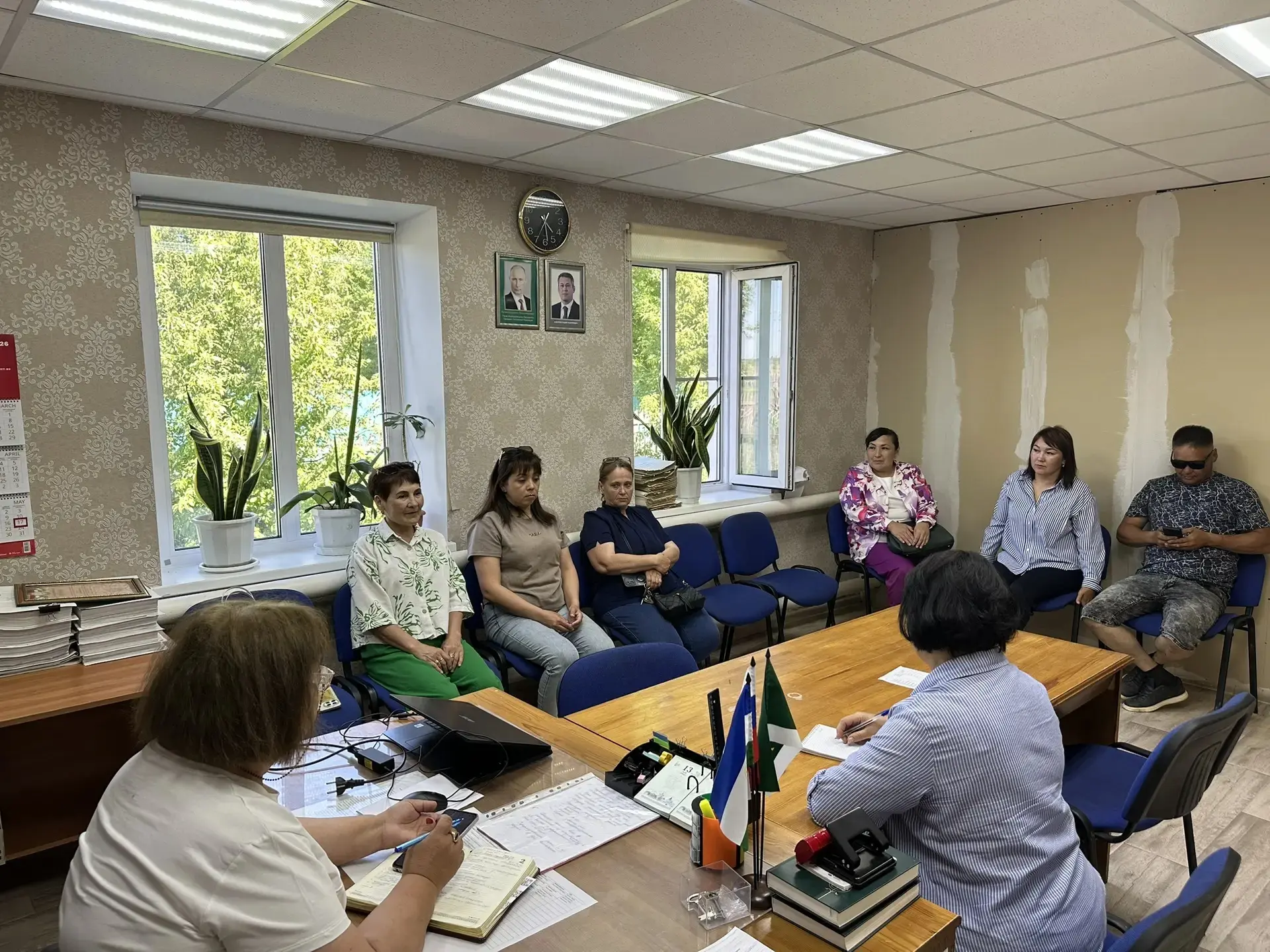 25.05. Очередное совещание главы СП Давлетовский сельсовет с руководителями подведомств...