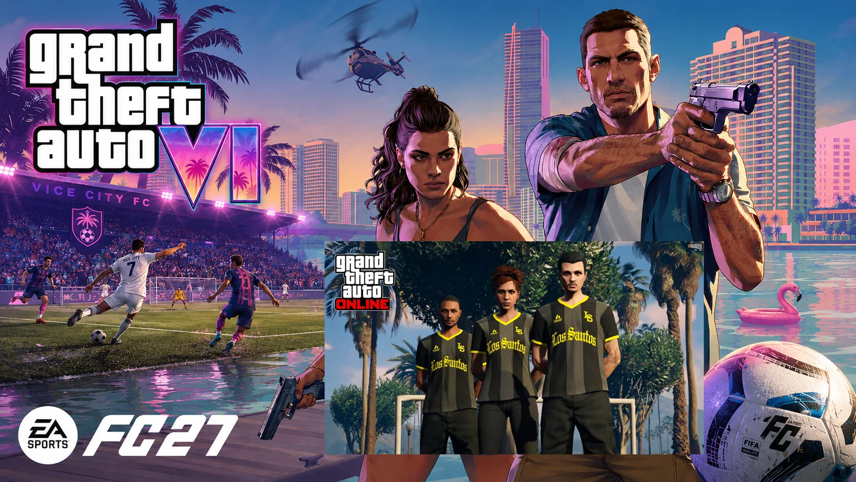 GTA VI бросает вызов футбольным симуляторам?

Пока фанаты ждут новостей по FC 27, еще одним участник