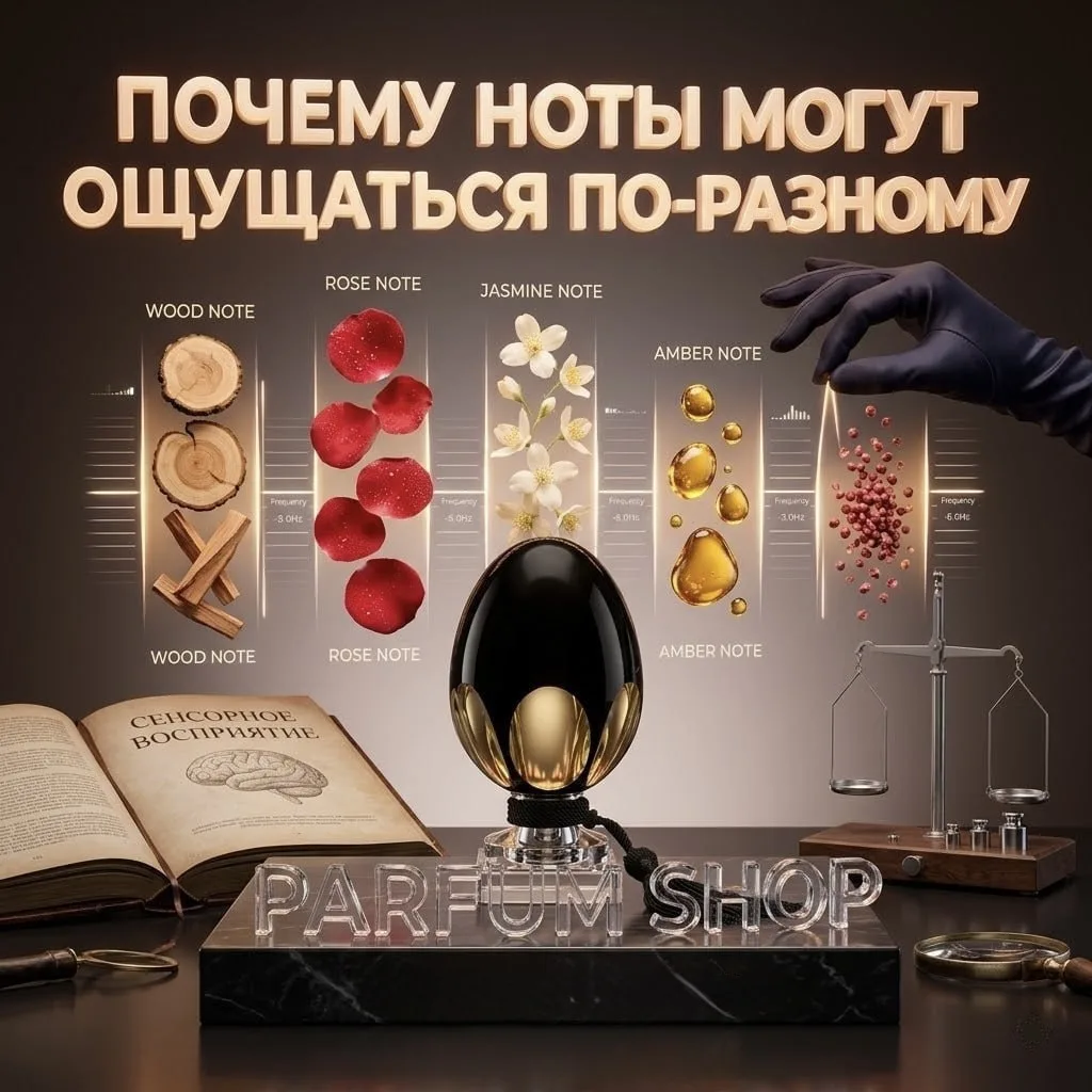 🎶 ПОЧЕМУ НОТЫ МОГУТ ОЩУЩАТЬСЯ ПО-РАЗНОМУ ❓

💎 Вы замечали, как роза в одном аромате пахнет нежно и