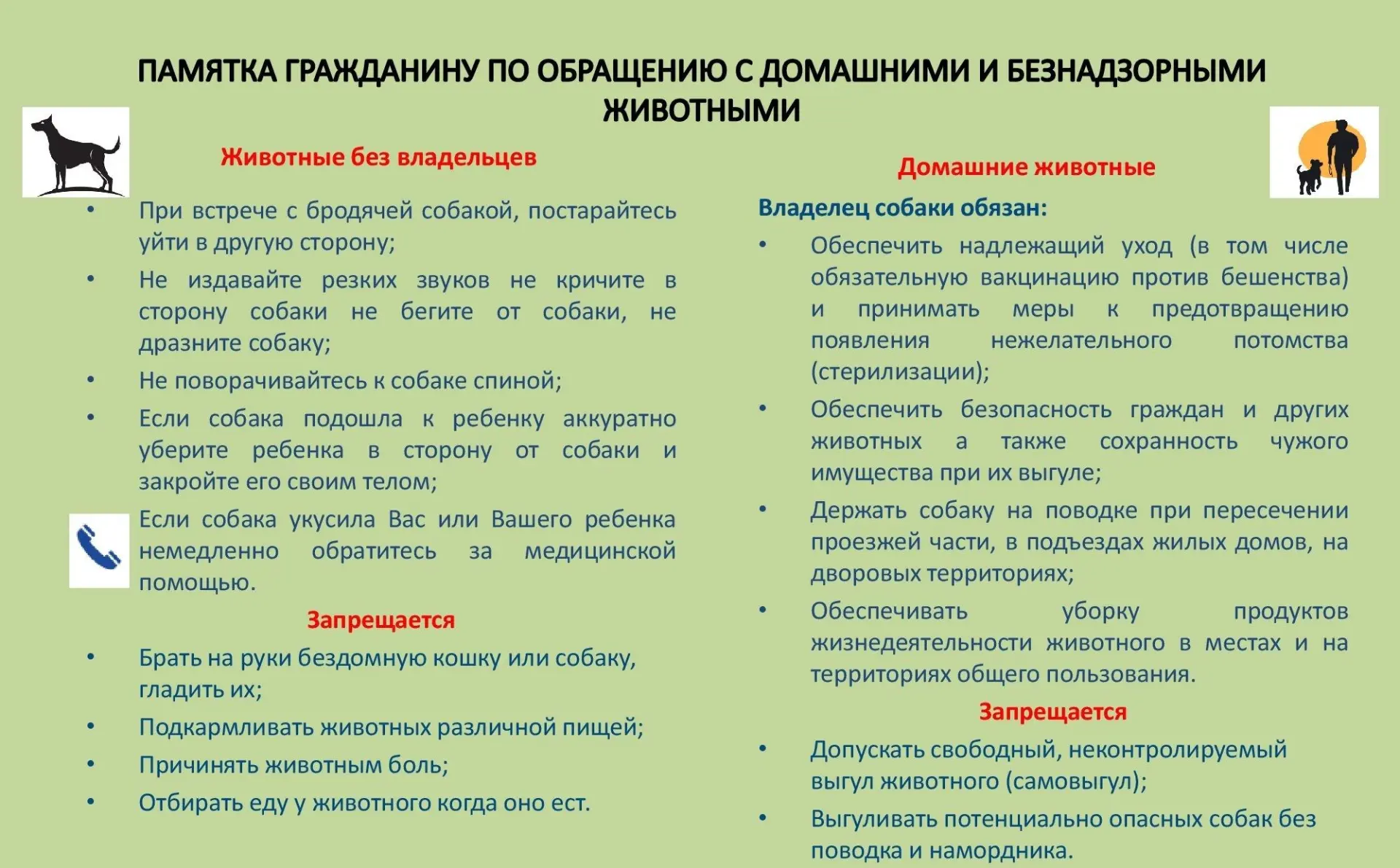 🐕 Собака рядом. Как не стать жертвой и не нарушить закон.

Правила безопасности разные для дикого ж