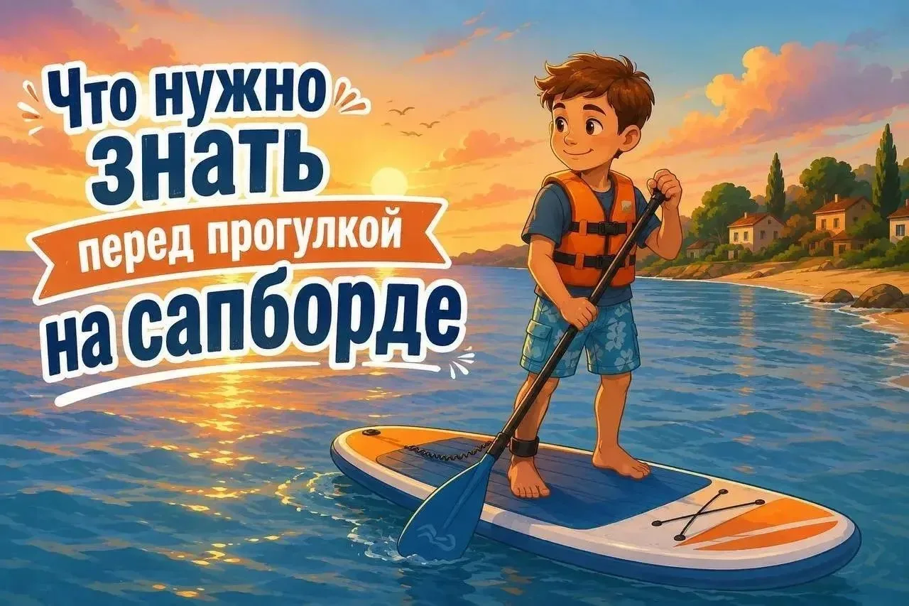 🏄🏼‍♂️ Сапборд – это отличный способ отдохнуть, но безопасность всегда должна быть на первом месте
