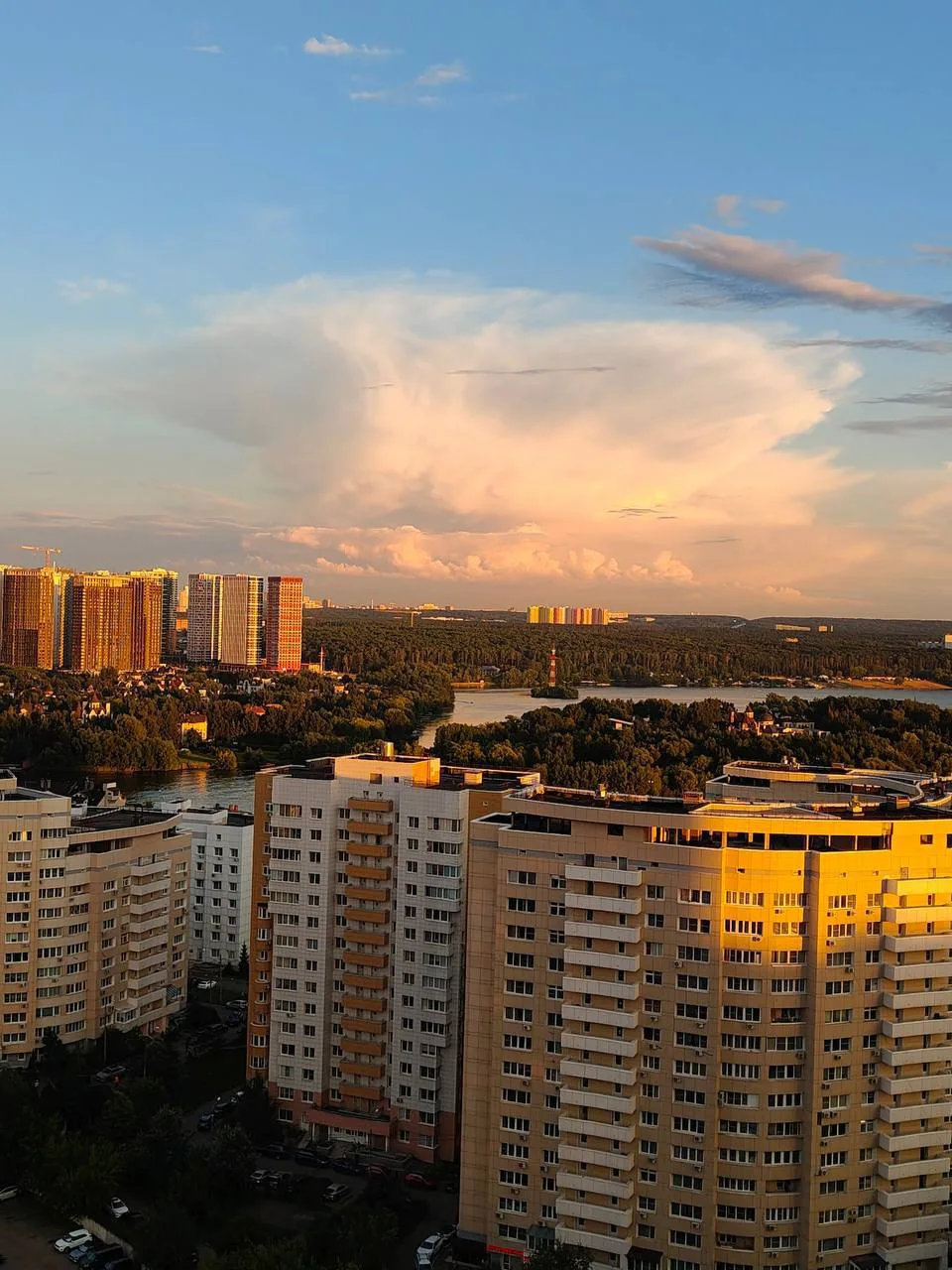 Закат в Павшинской пойме 🌆