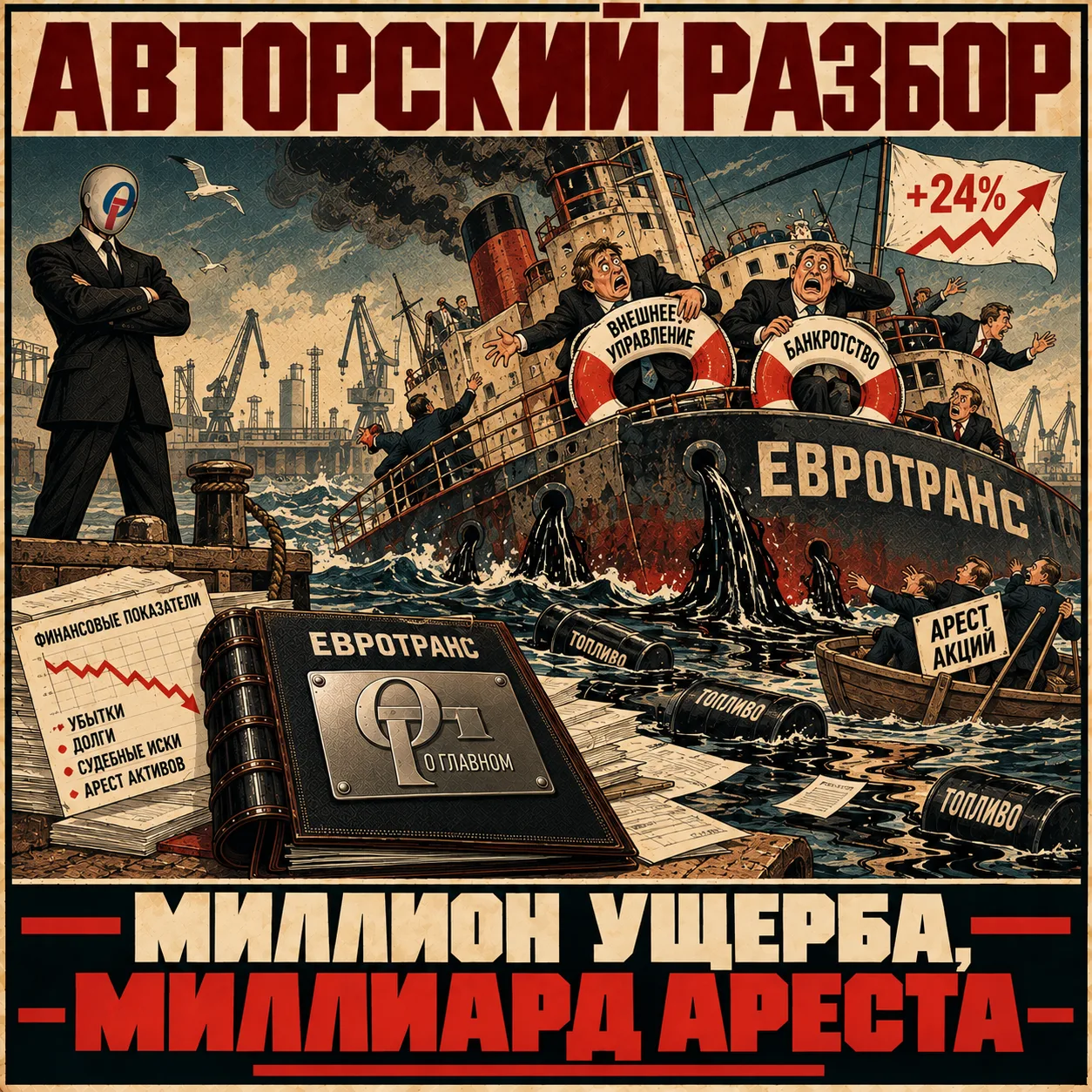 ⚖️ Миллион ущерба, миллиард ареста: как «Евротранс» тонет с улыбкой