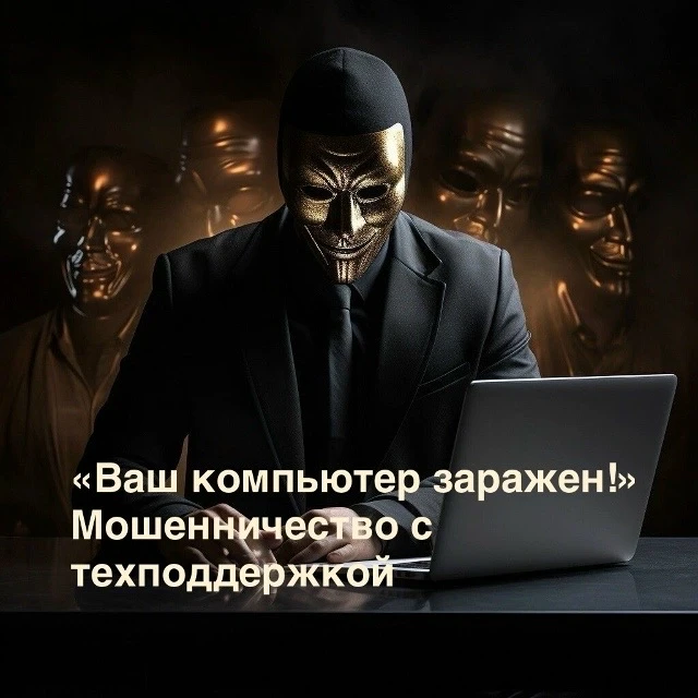 💻 «Ваш компьютер заражен!» — мошенничество с техподдержкой 💻

Если вам позвонили и сообщили, что в