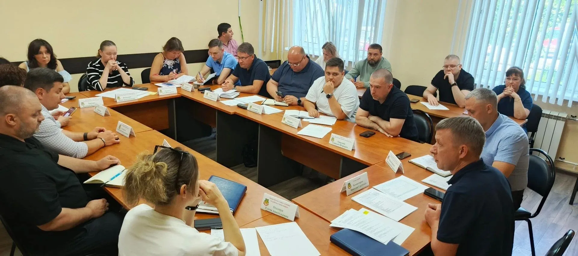 Глава управы провел оперативное совещание по вопросам жилищно-коммунального хозяйства и благоустройс