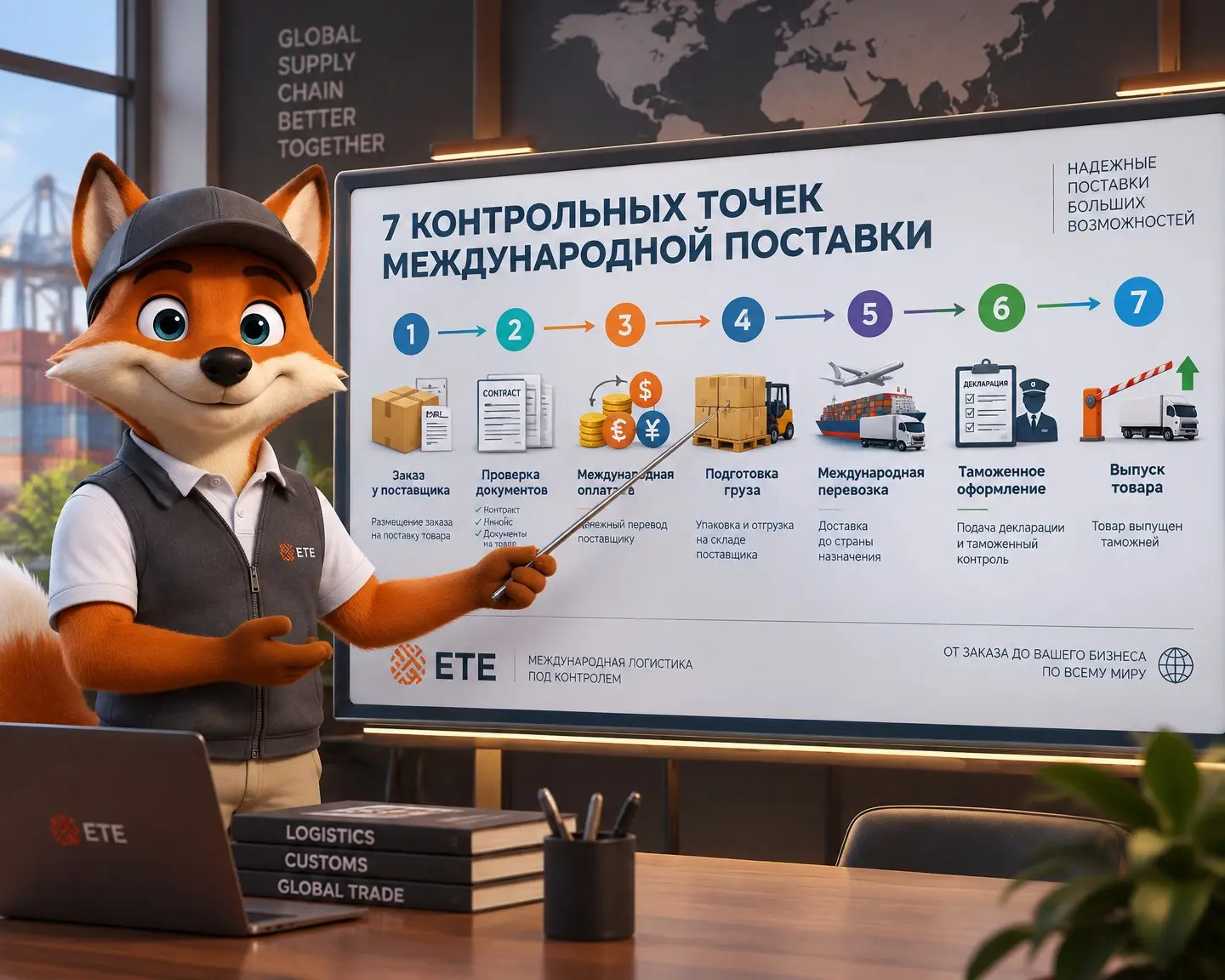 📦 Поставка без сюрпризов: 7 контрольных точек от заказа до выпуска товара