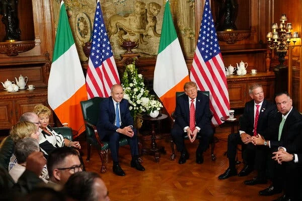 Трамп заявил, что поддерживает идею объединения Ирландии.
