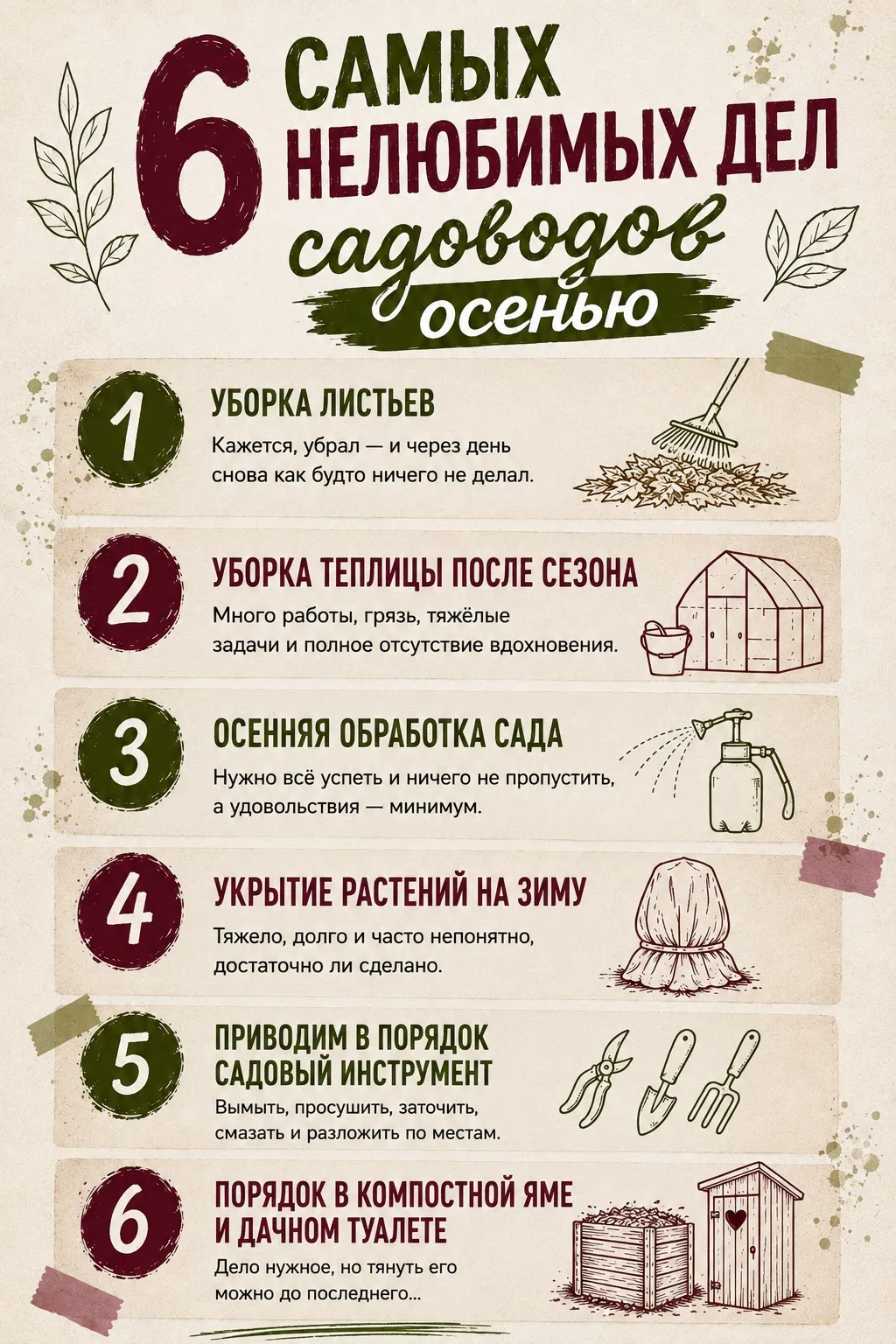 Давайте выясним какое у садоводов САМОЕ нелюбимое дело?