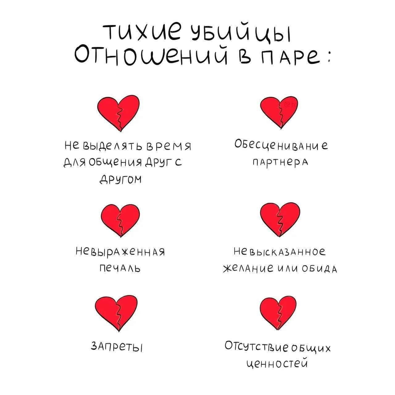 - Тихие убийцы отношений в паре