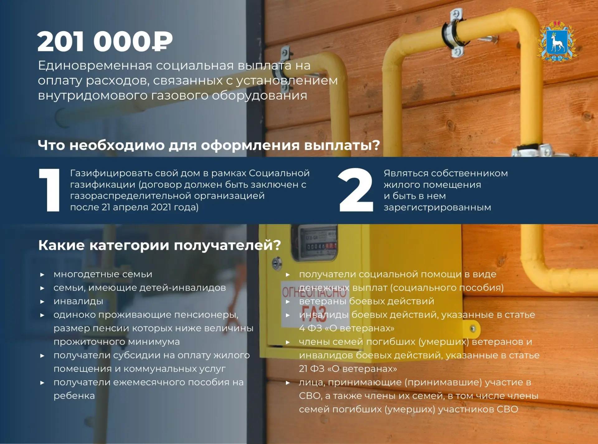 201 000 ₽ НА ГАЗ ДЛЯ ВАШЕГО ДОМА!