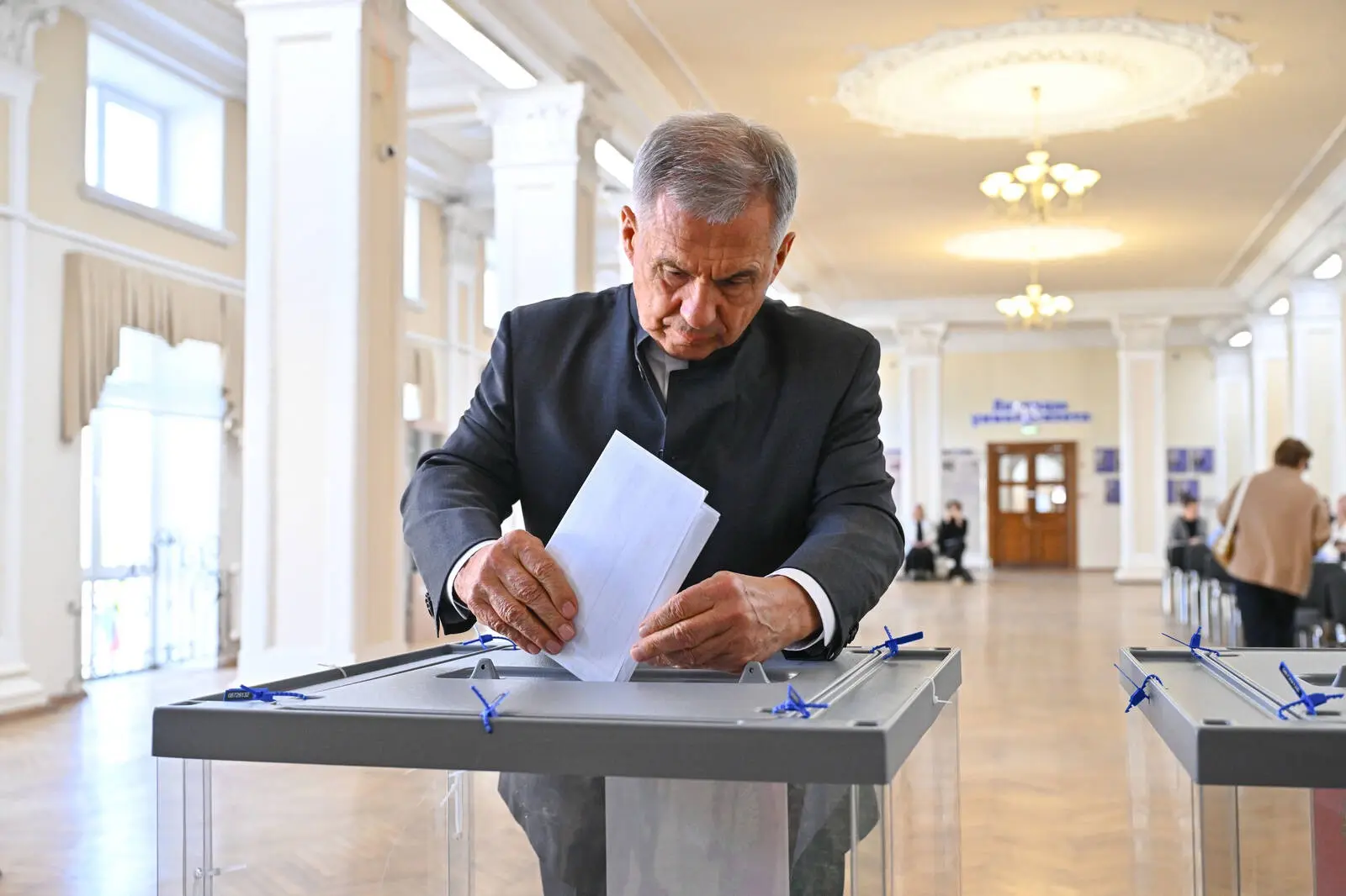 Раис республики Рустам Минниханов также отдал свой голос ✅