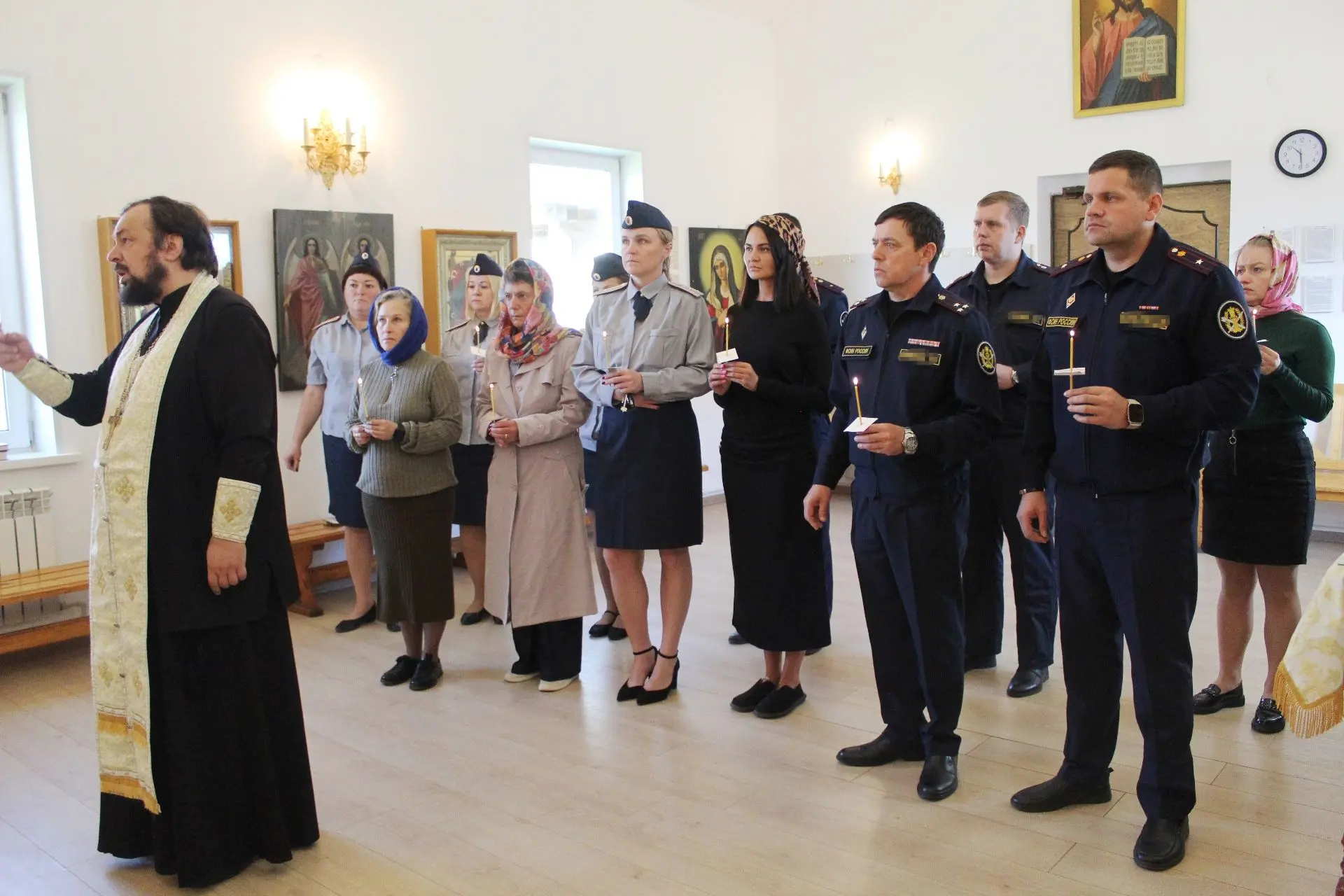 В ПВК состоялся молебен в память о преподобном Пимене Угрешском