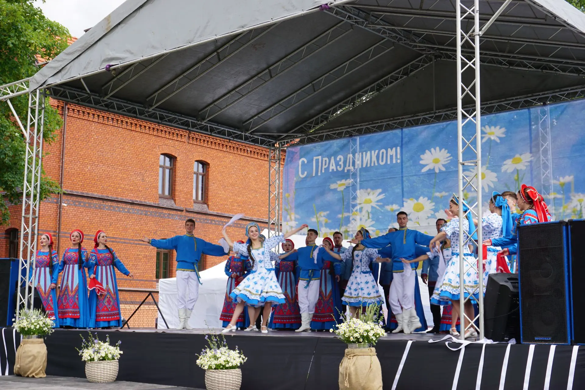 Фото с концерта Волжского хора 5 июля в городе Гусев!