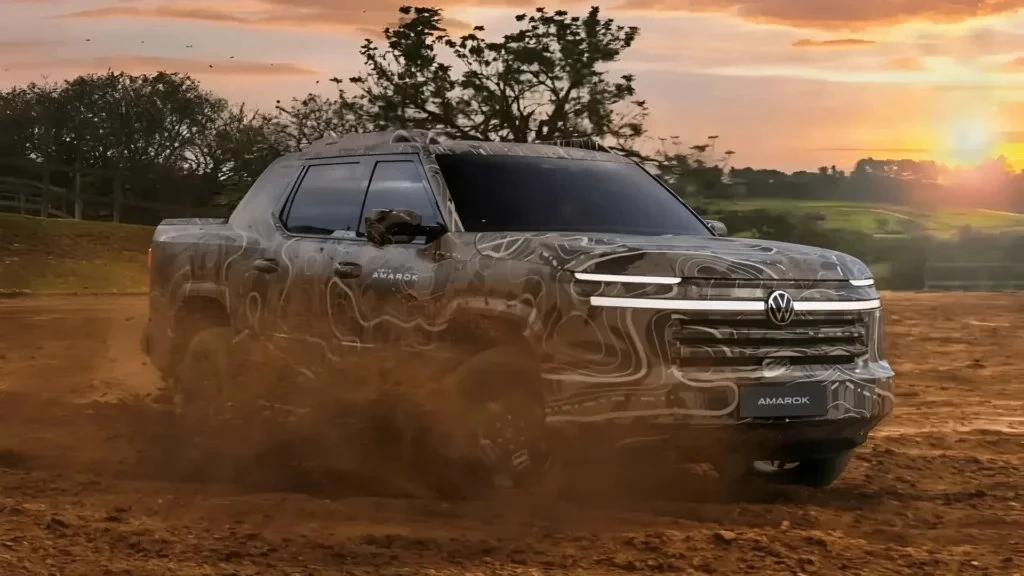 Пикап Volkswagen Amarok нового поколения получит подключаемую гибридную силовую установ...