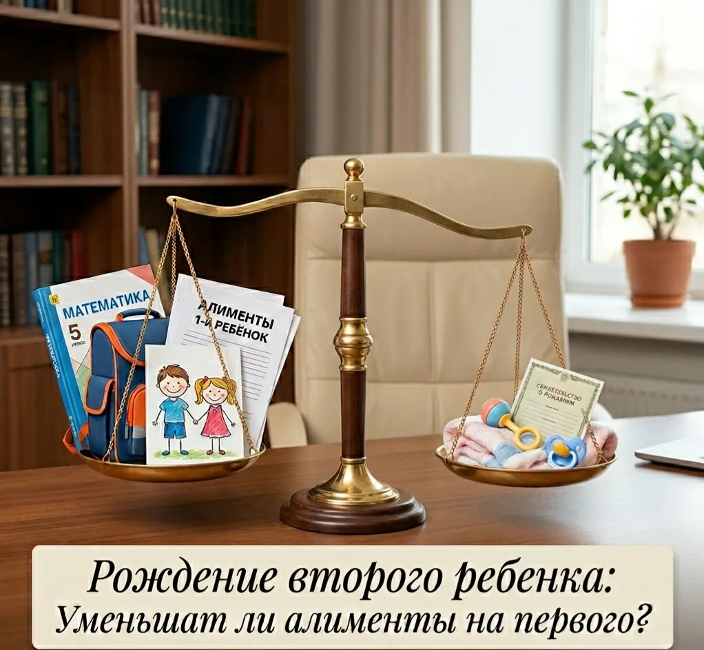 Родился второй ребёнок - значит ли это, что алименты на первого уменьшат?