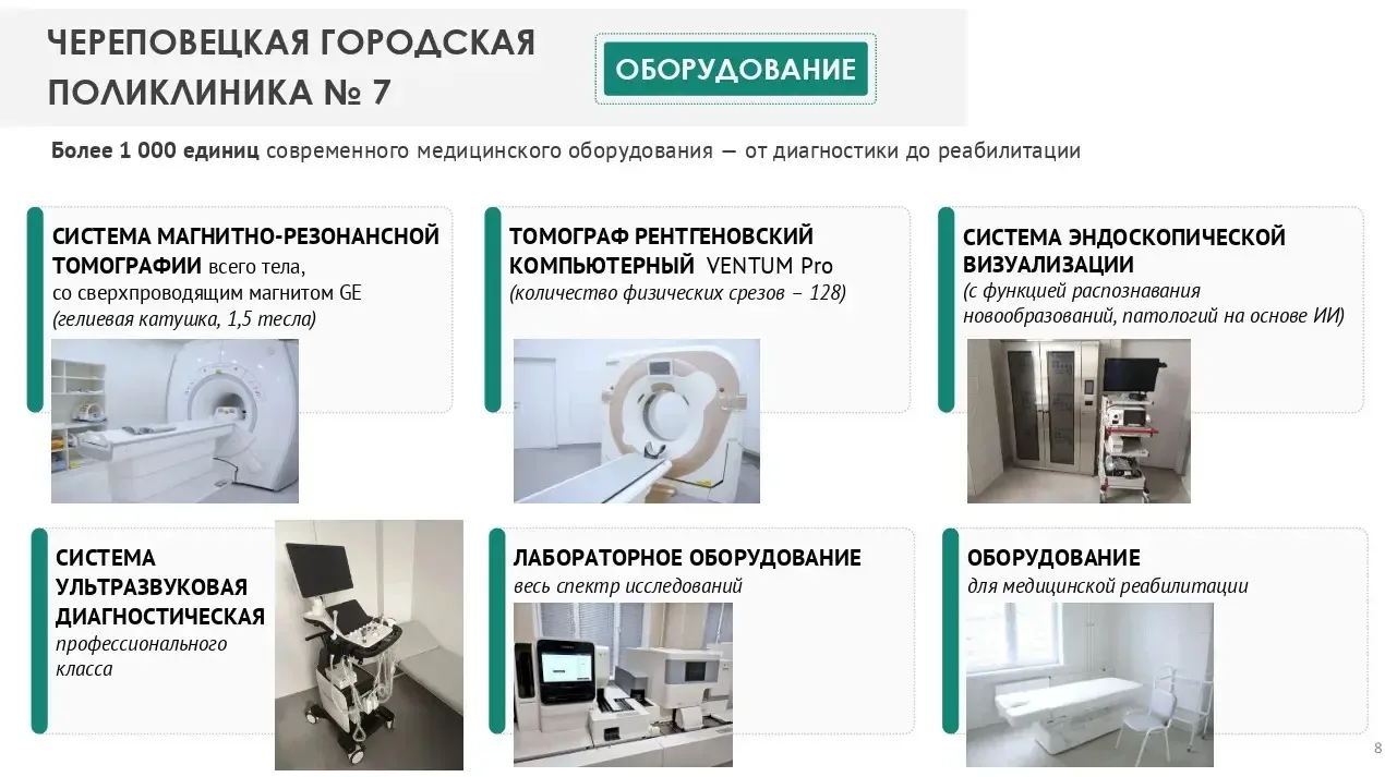 Игорь Петчин рассказал о распределении функциональных зон Череповецкой городской поликлиники №7:   ➡
