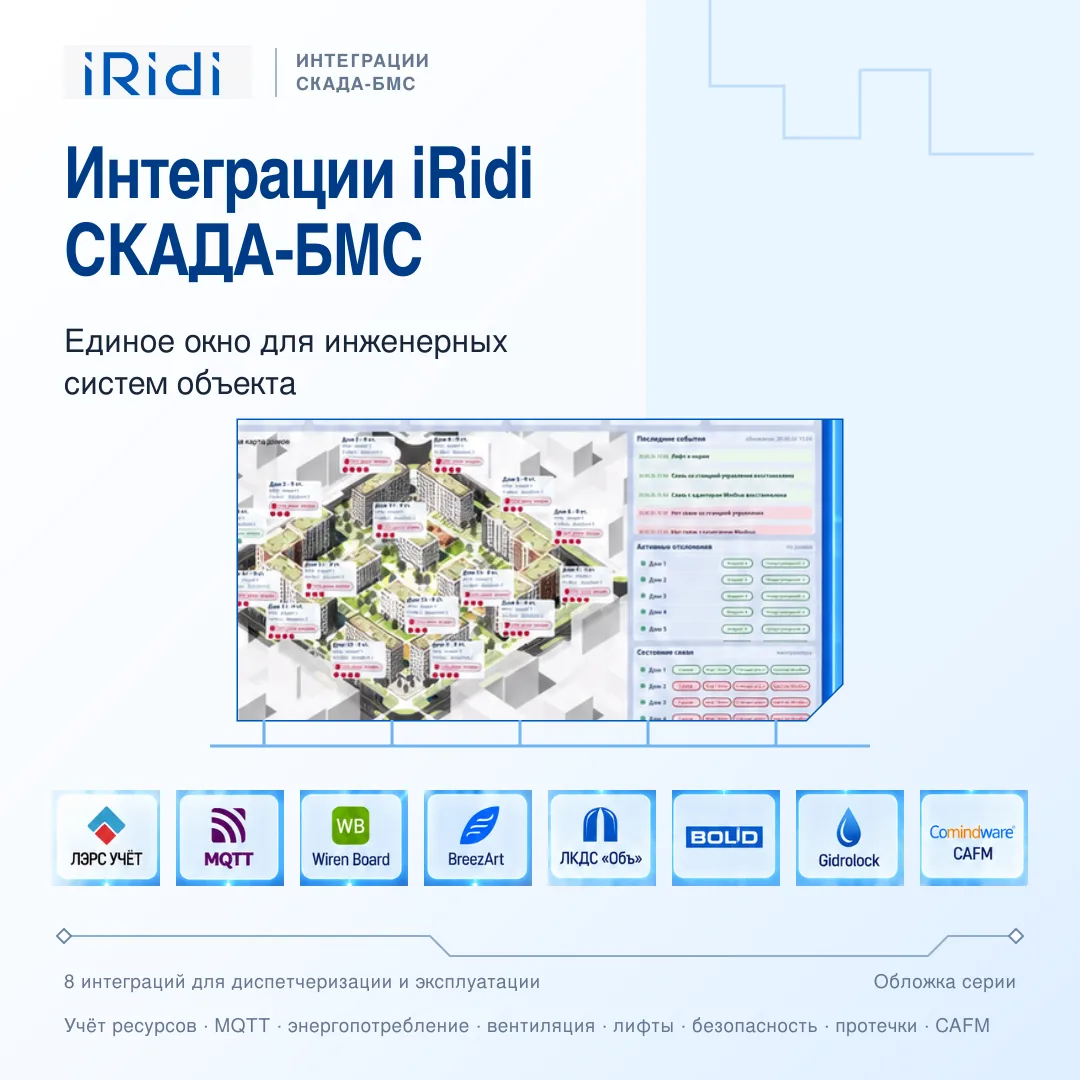 Что можно подключить к iRidi СКАДА-БМС и зачем?