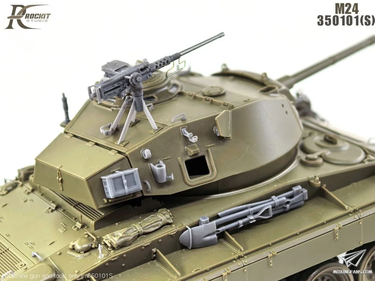 Китайская RocKit выпустила набор для детализации танка M24 Chaffee от Tamiya в масштабе...