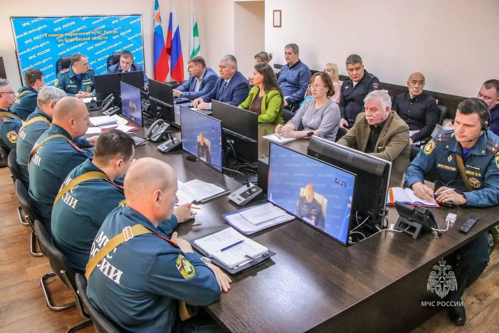 Курганская область принимает участие в трехдневной Всероссийской штабной тренировке по ...