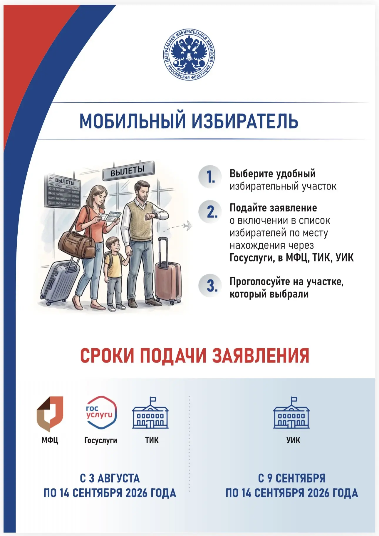«Мобильный избиратель»: голосуйте на удобном для вас избирательном участке — независимо...