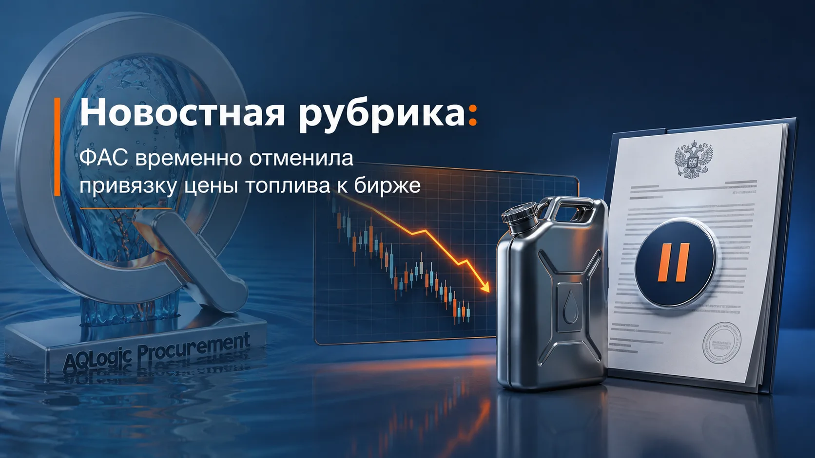 Новостная рубрика: ФАС временно отменила жесткую привязку цены топлива к бирже в закупках