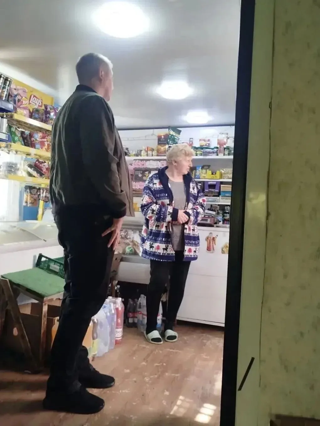 Благодарю жителей приграничного села за очень тёплый прием!