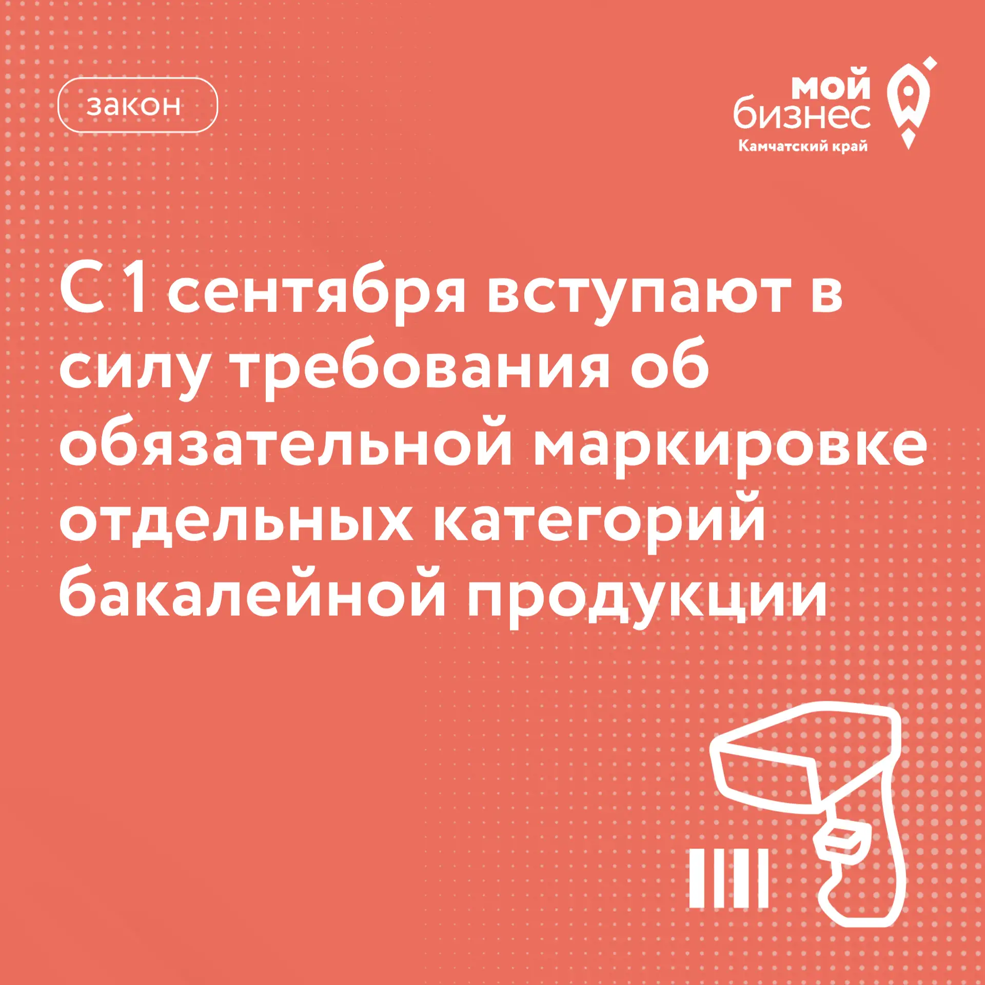 С 1 сентября вступают в силу требования об обязательной маркировке отдельных категорий бакалейной пр