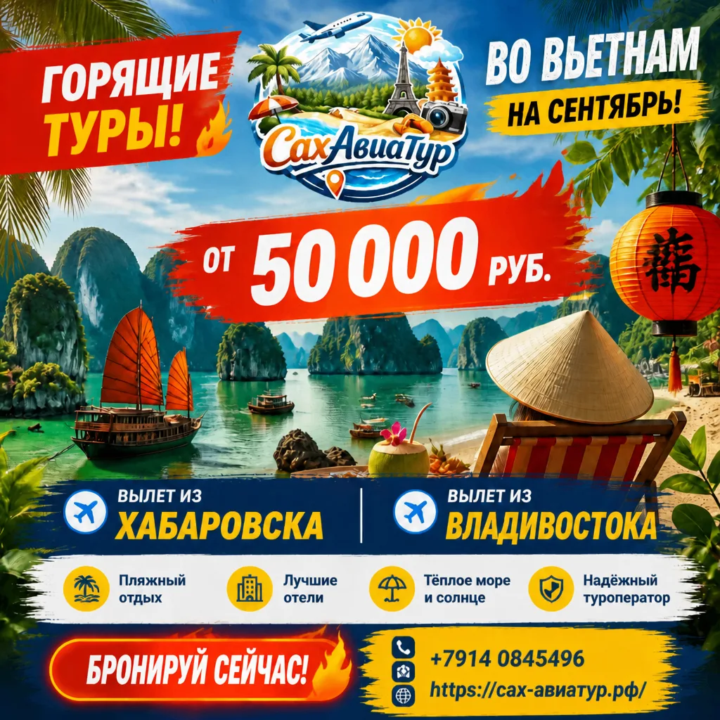 ✈️ Вьетнам от 50 000 рублей! Да, это не опечатка — горящие туры снова в деле!