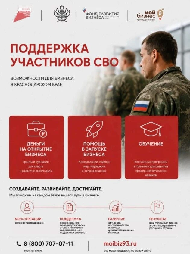 Поддержка участников СВО