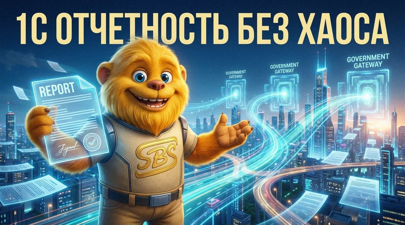 ⚡ Электронная отчетность без танцев с выгрузками: всё прямо в 1С