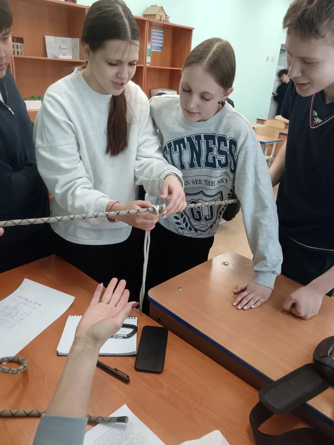 🧗‍♂️ Покоряя новые высоты!  В рамках внеурочной деятельности для учеников параллели 8-х классов прош