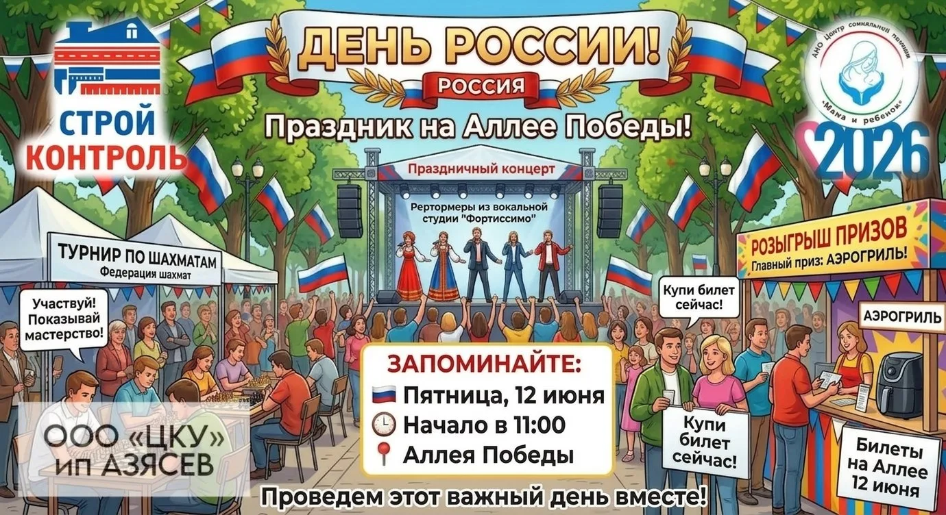 🇷🇺 С праздником! С Днём России! 

🫶 Россия — это одна большая, дружная семья. Мы желаем, чтобы в 